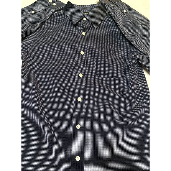 Classic Club Gold Label Boy's Button-Down Shirt Checks Size 10/12 100% Cotton - Picture 6 of 11